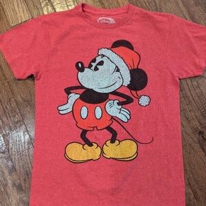Disney Mickey Mouse Christmas Woman's Shirt Size S